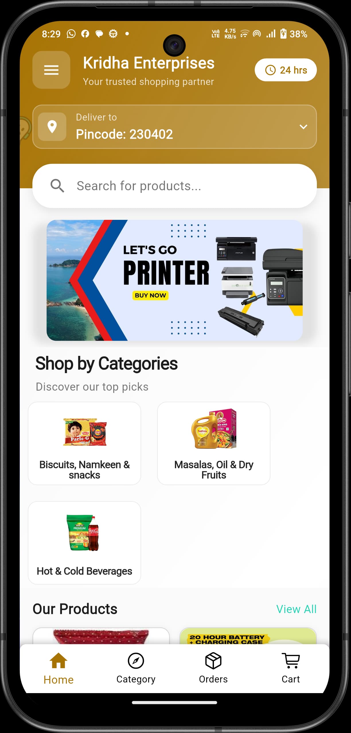 Kridha: A Wholesale B2B Shopping App for Indian Businesses gallery 3